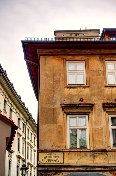 Krakow Poland August 2021 Old Town Cloudy Weather — Foto de Stock