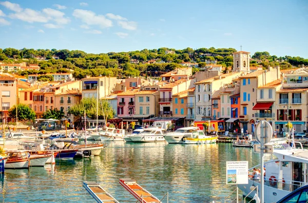 Cassis France August 2019 Picturesque Harbour Summertime — Zdjęcie stockowe