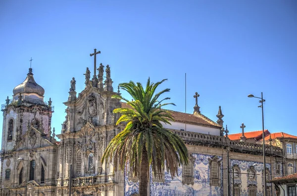 Porto Portugal June 2021 Historical Center Summertime Hdr Image — 图库照片