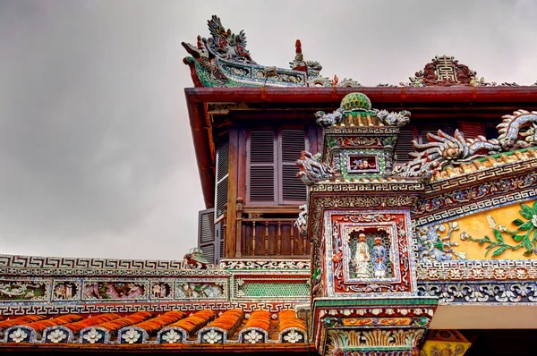 Hue Vietnam November 2020 Citadel Cloudy Weather Hdr Image — Fotografia de Stock