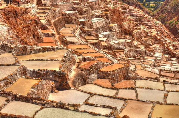 Maras Salt Mine Cuzco Peru — ストック写真