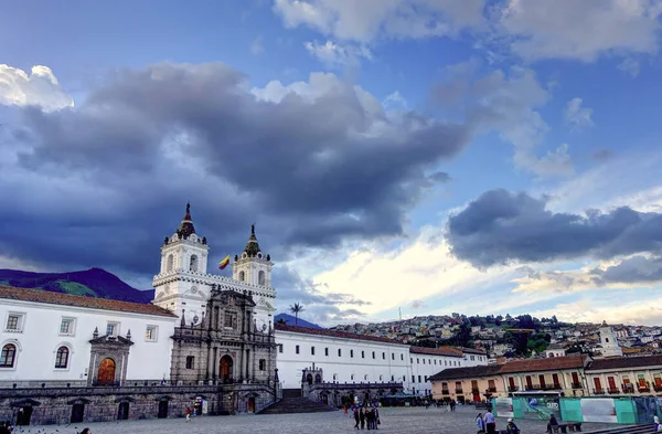 Quito Ecuador April 2018 Beautiful View Historical Center City — Zdjęcie stockowe