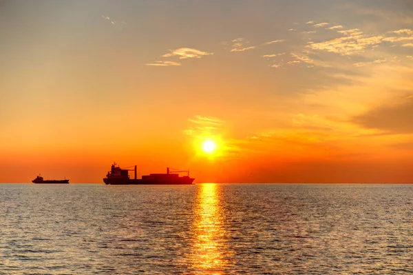 Thessaloniki Greece Beautiful View Atmosphere Sunset — Stock fotografie