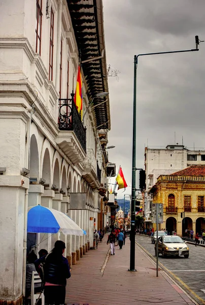 Cuenca Ecuador April 2018 Historical Landmarks View Hdr Image — Foto de Stock