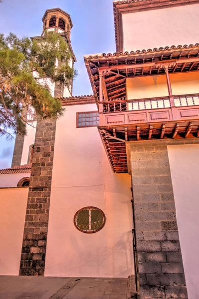 Santa Cruz Palma Spain March 2020 Historical Center Cloudy Weather — Fotografia de Stock