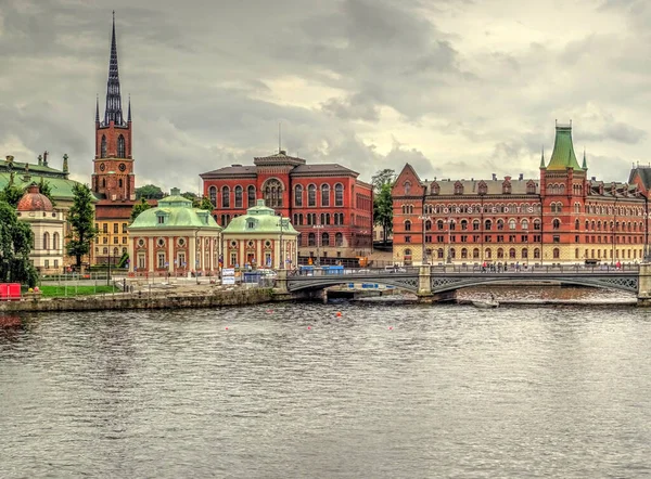 Stockholm Sweden July 2015 Historical Center Summertime — Foto Stock