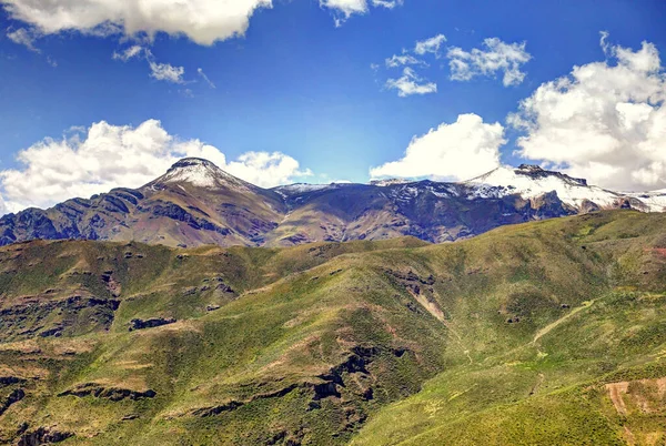 Scenic View Altiplano Landscape Peru — Fotografia de Stock