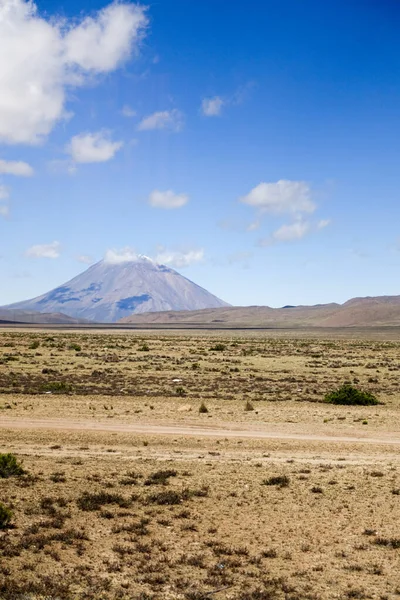 Scenic View Altiplano Landscape Peru — kuvapankkivalokuva