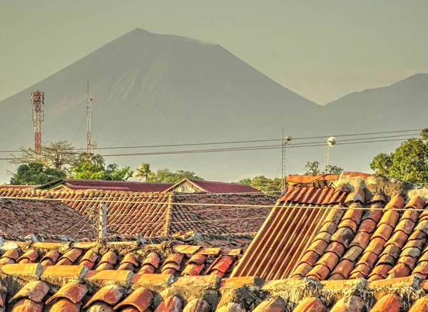 Leon Nicaragua January 2016 Historical Center View Hdr Image — Fotografia de Stock