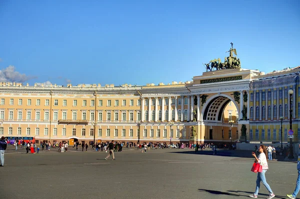 Saint Petersburg Russia August 2018 Historical Center Cloudy Weather — Zdjęcie stockowe