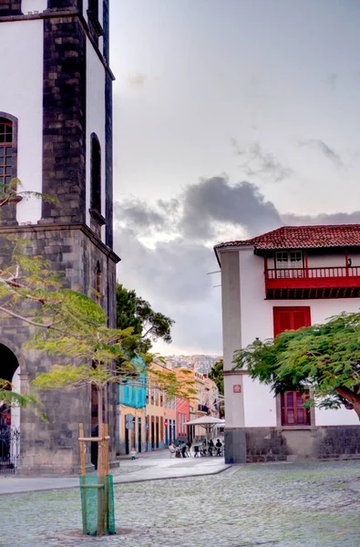 Santa Cruz Palma Spain March 2020 Historical Center Cloudy Weather — Foto Stock