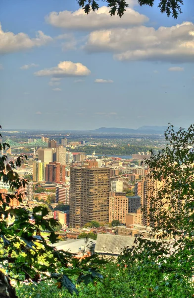 Montreal Canada September 2019 Cityscape Mont Royal Park Hdr Image — Stok fotoğraf