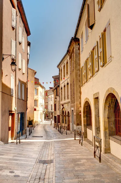 Foix France August 2019 Historical Center Summertime Hdr Image — Stockfoto