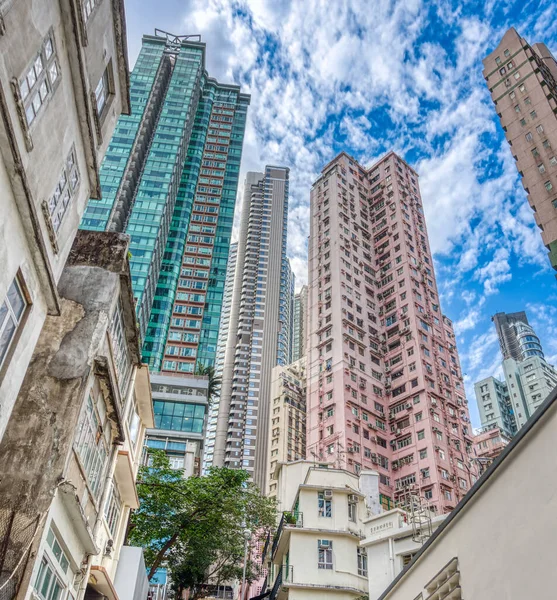 Hong Kong February 2018 Central District Sunny Weather — Stockfoto