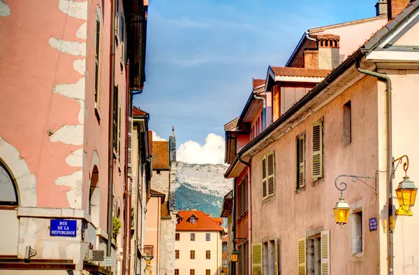 Annecy France August 2019 Historical Center Summertime — Foto Stock