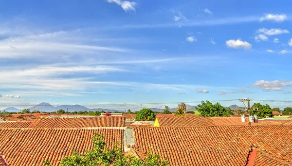 Leon Nicaragua January 2016 Historical Center View Hdr Image — 스톡 사진