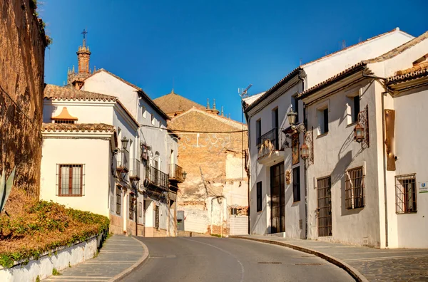 Landmarks Ronda City Located Top Mountain Andalusia Spain — Fotografia de Stock