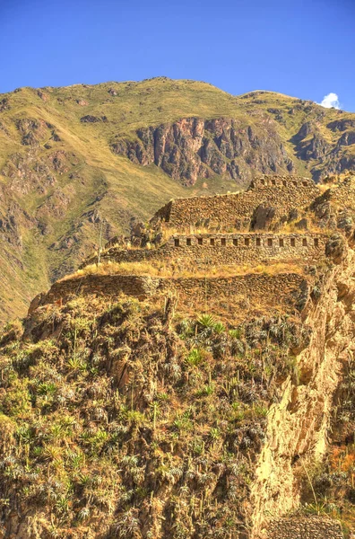 Pisaq Inca Site Peru — 图库照片