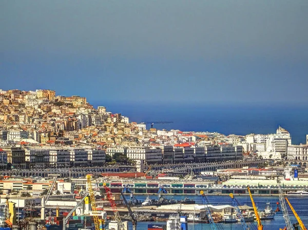 Algiers Algeria March 2020 Colonial Architecture Sunny Weather Hdr Image — Stock Fotó