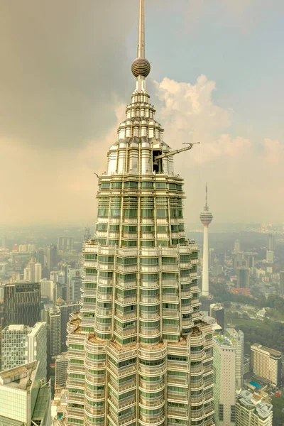 Kuala Lumpur Malaysia March 2019 Cityscape Petronas Towers Hdr Image — Stok fotoğraf