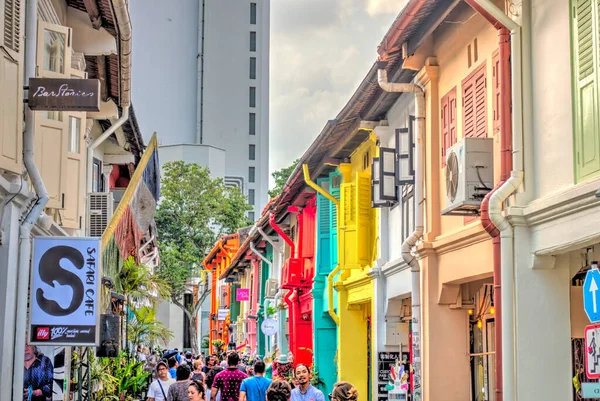 Singapore March 2019 Historical Buildings Joo Chiat Road — Stock Fotó