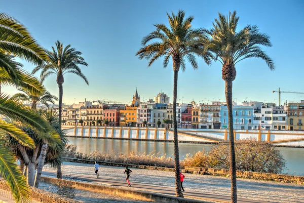 Sevilla Spain January 2019 Historical Center Sunny Weather — ストック写真