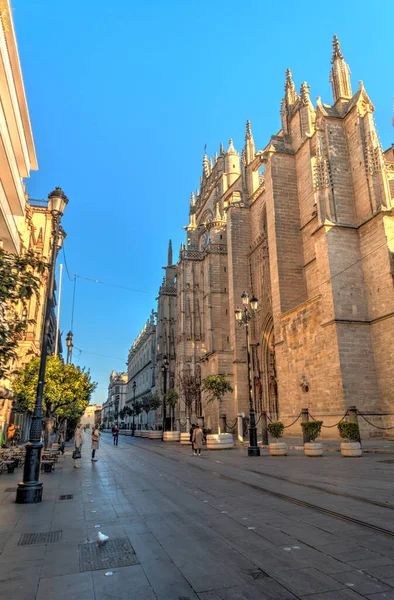 Sevilla Spain January 2019 Historical Center Sunny Weather — Fotografia de Stock