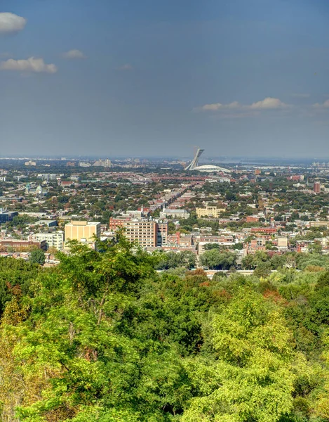 Montreal Canada September 2019 Cityscape Mont Royal Park Hdr Image — Stok fotoğraf