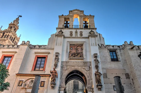 Sevilla Spain January 2019 Historical Center Sunny Weather — 图库照片