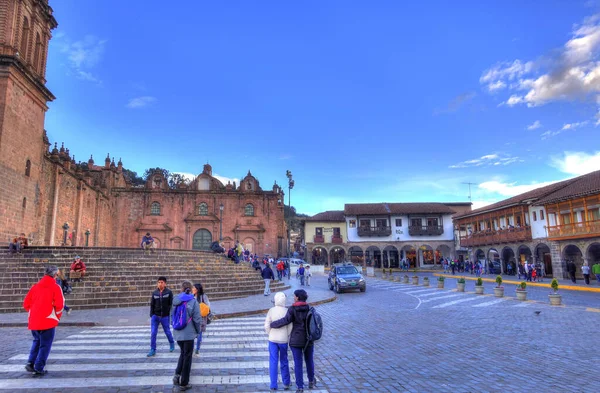 Cusco Peru April 2018 Historical Center Sunny Weather — Stock Fotó