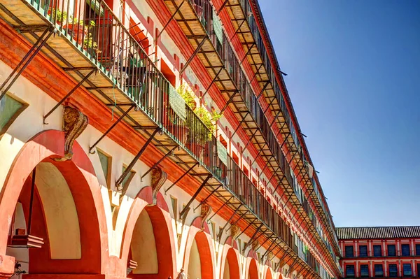 Cordoba Spain April 2017 Historical Center Springtime Hdr Image — стокове фото