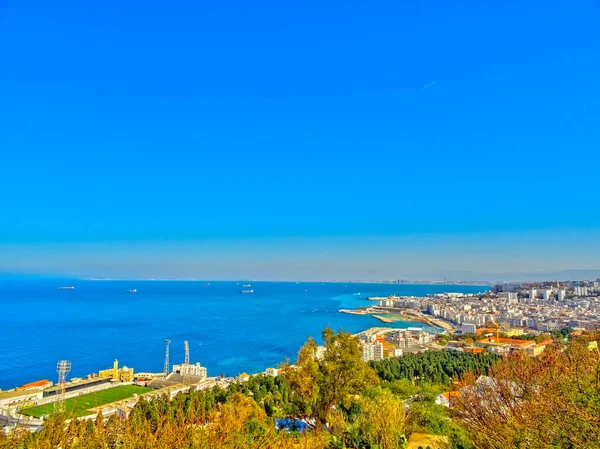 Algiers Algeria March 2020 Colonial Architecture Sunny Weather Hdr Image — Stockfoto