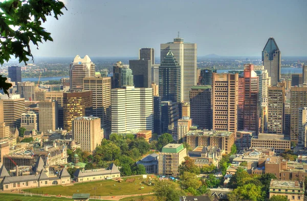 Montreal Canada September 2019 Cityscape Mont Royal Park Hdr Image — Foto de Stock