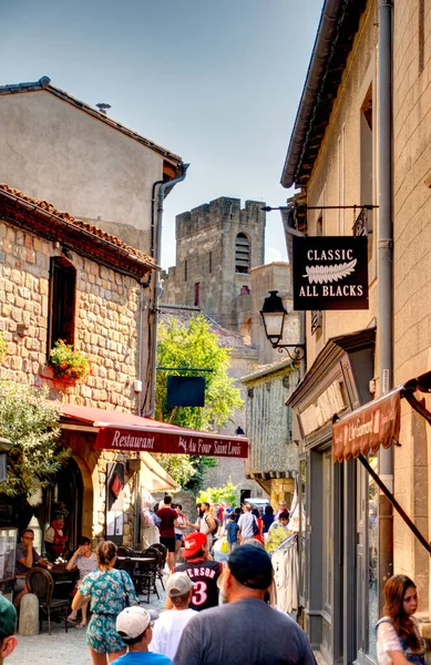 Foix France August 2019 Historical Center Summertime Hdr Image — Stockfoto