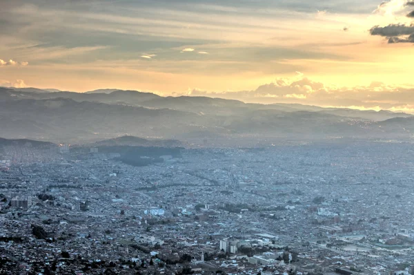 Bogota Colombia April 2019 Monserrate Park Cloudy Weather — Zdjęcie stockowe