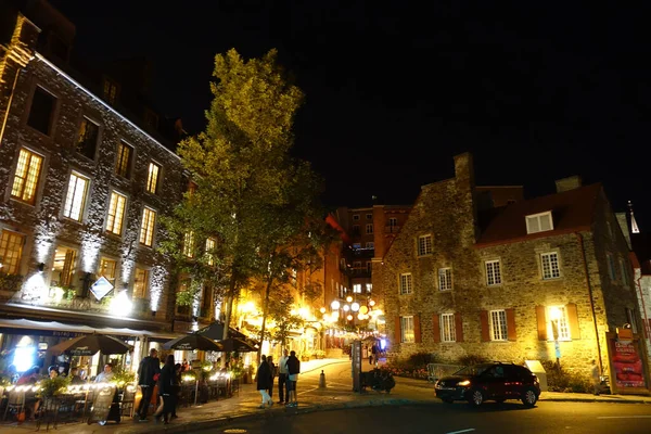 Quebec City Canada September 2017 Historical Center View Hdr Image — Stockfoto