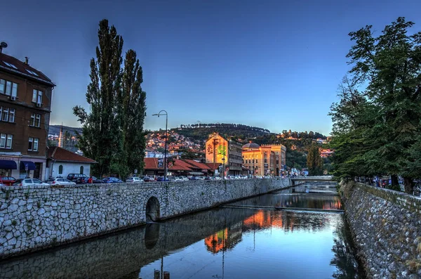 Sarajevo Capital Largest City Bosnia Herzegovina — Stockfoto