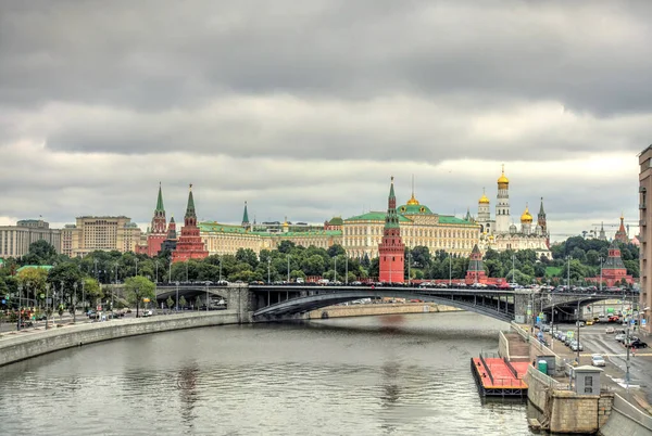 Moscow Russia August 2018 Historical Center Cloudy Weather — 스톡 사진