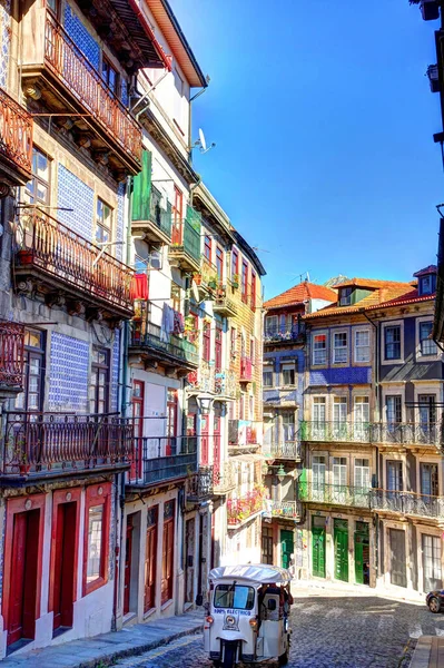 Porto Portugal June 2021 Historical Center Summertime Hdr Image — ストック写真