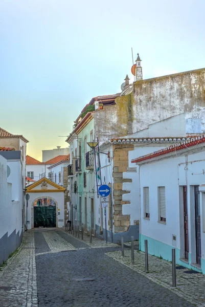 Faro Portugal January 2019 Historical Center Sunny Weather Hdr Image — Stock Photo, Image