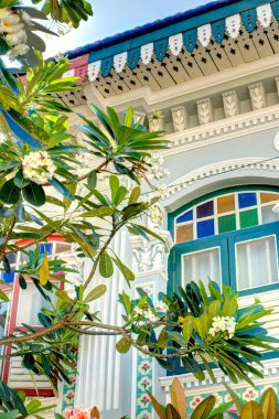 Singapore - March 2019 : Historical buildings in Joo Chiat Road