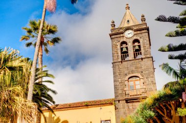 Santa Cruz de la Palma, Spain - March 2020 : Historical center in cloudy weather