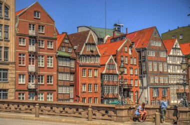 beautiful architecture in Hamburg, northern Germany