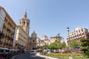 VALENCIA, SPAIN - JUNE 2017: City center in summertime