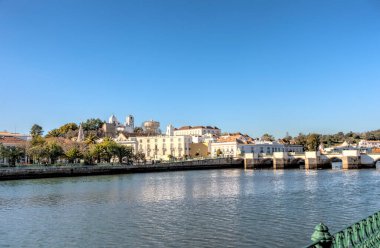 FARO, PORTUGAL - JANUARY 2019: Historical center in sunny weather, HDR image