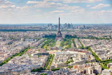 Paris landmarks from the Montparnasse Tower