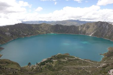 quilotoa krater Gölü, ecuador