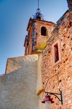 NIMES, FRANCE - AUGUST 2019: Historical landmarks in summertime, HDR image