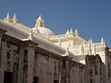 LEON, NICARAGUA - January 2016: Historical center view, HDR Image