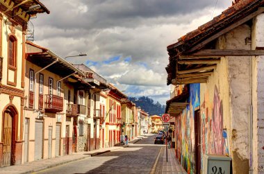 CUENCA, ECUADOR - April 2018: Historical landmarks view, HDR image